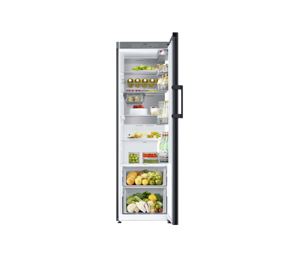 Lodówka Samsung RR39C76C322 EF Bespoke No Frost 186cm Czarne Szkło AI 387L - 1351931 - zdjęcie 4